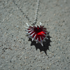 Crystal Heart Thorn Necklace